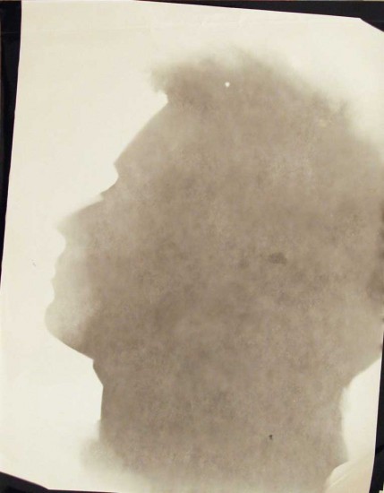 Mark Morrisroe, Self portrait in silhouette