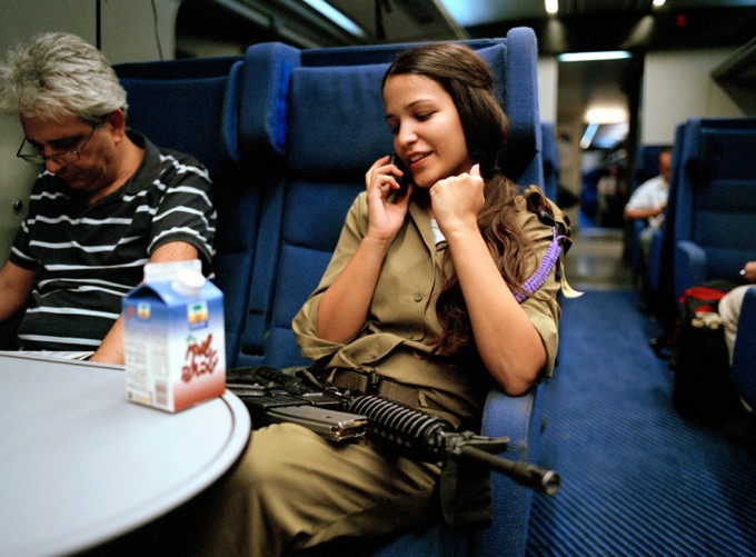 Click for sizes / editions / prices. Rachel Papo, On the train going home, Tel Aviv, Israel