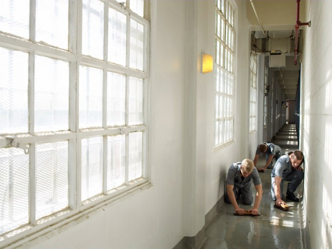 Luke Smalley, Untitled Floor Cleaning