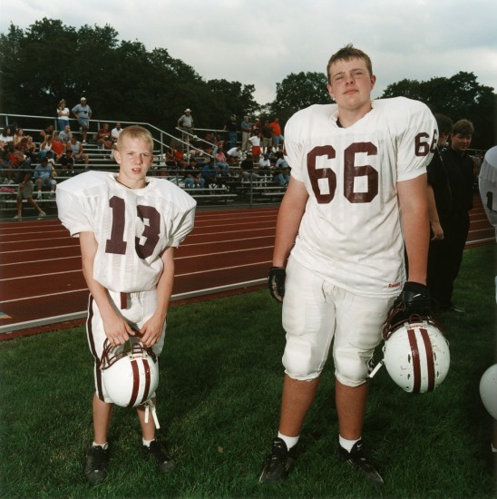 Click for sizes / editions / prices. Brian Finke, Untitled (Football 75)