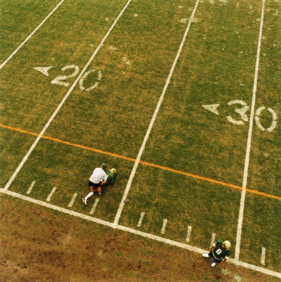 Click for sizes / editions / prices. Brian Finke, Untitled (Football 107)