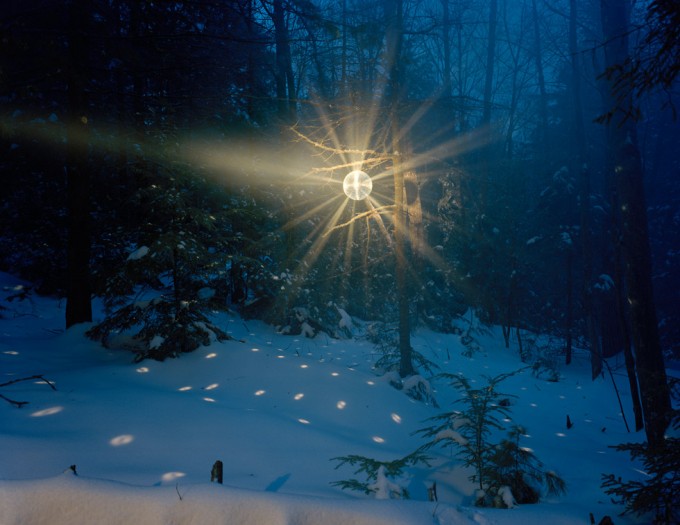 Click for sizes / editions / prices. Adam Ekberg, A disco ball on the mountain