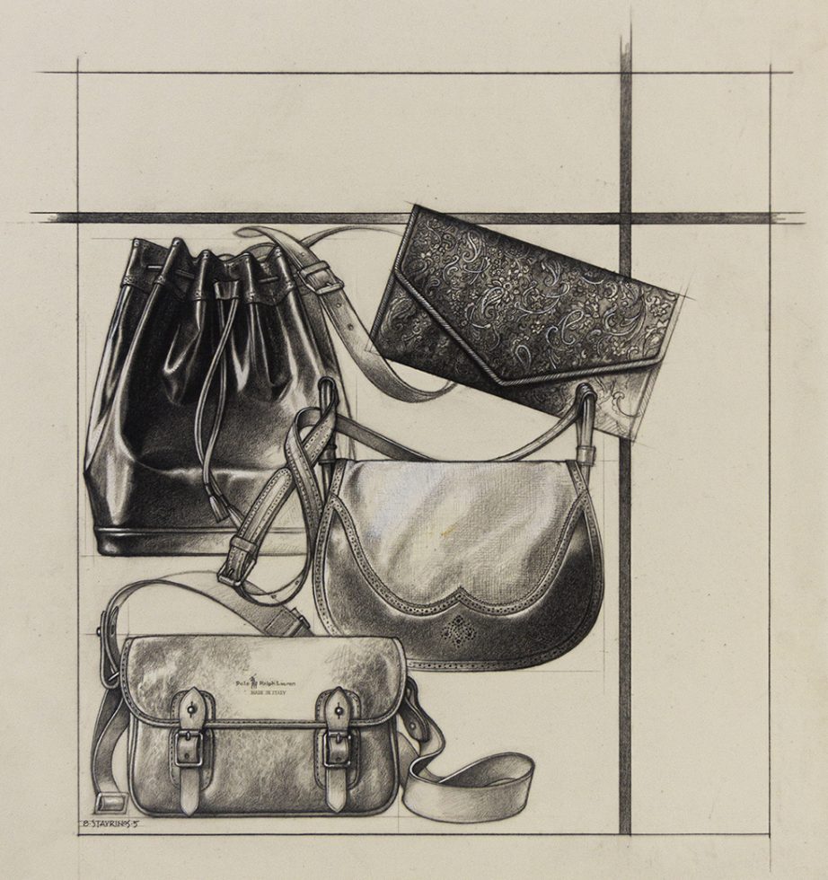 Four Handbags by George Stavrinos