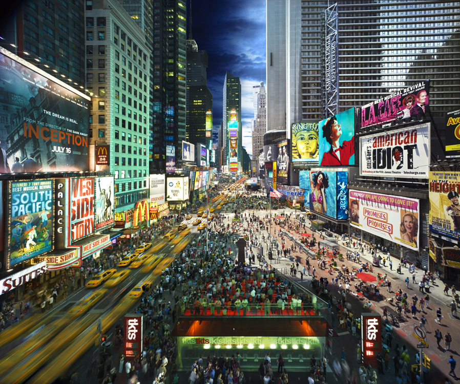 Times Square by Stephen Wilkes