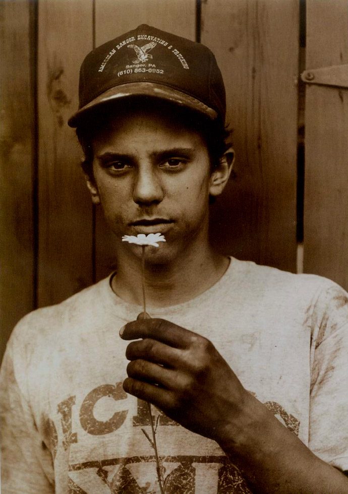 Walter Briski, Jr., Untitled (Mark with Flower) by 