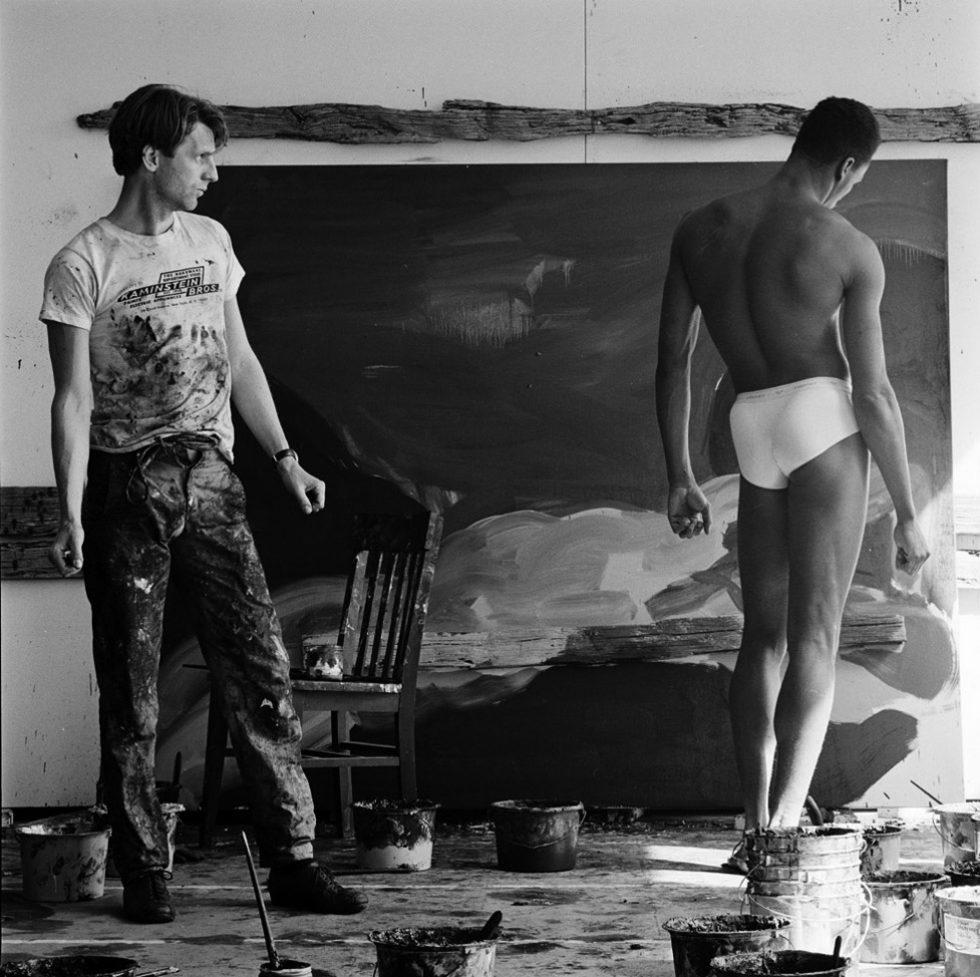 Rainer Fetting and Desmond by Jeannette Montgomery Barron