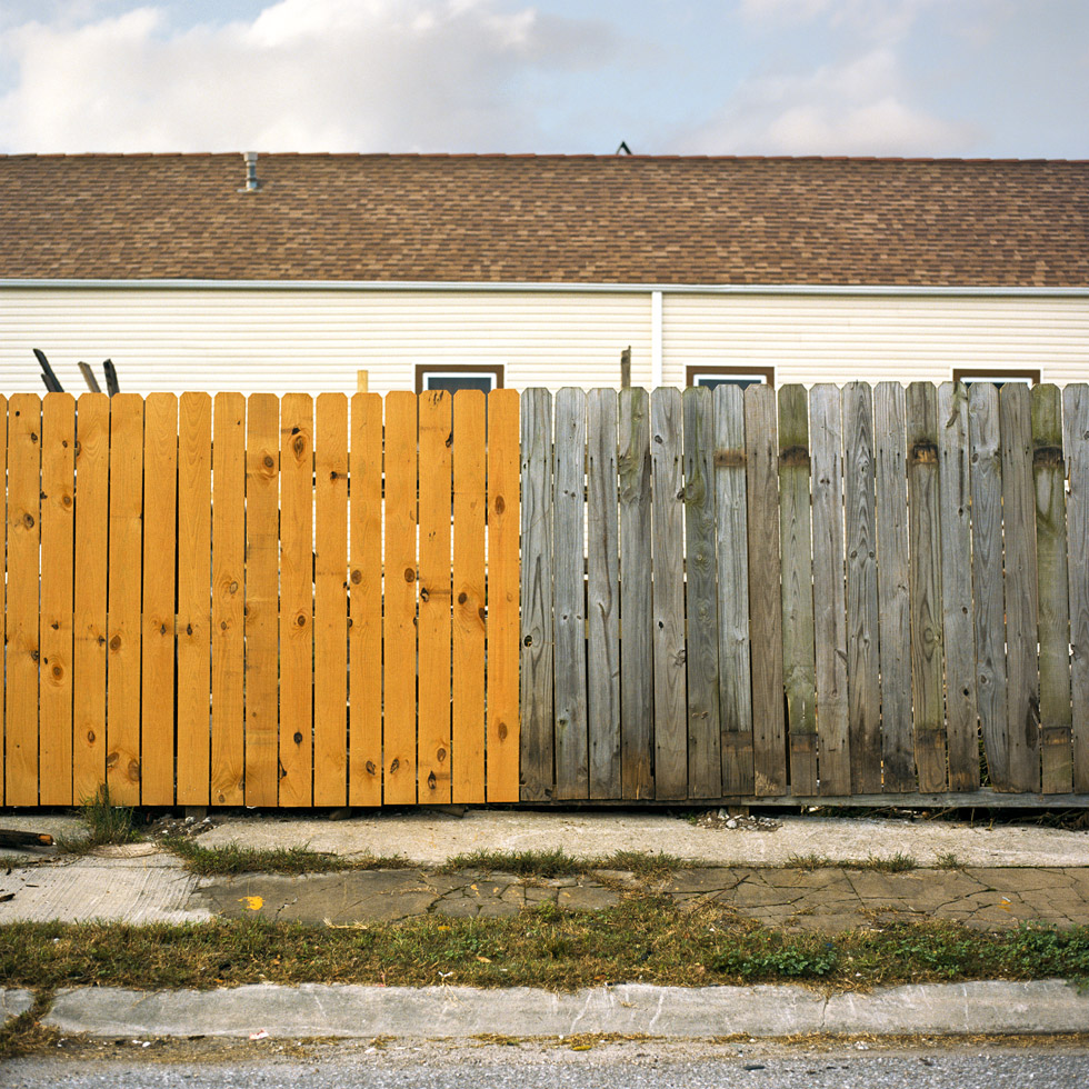 Two-toned Fence by Dave Anderson