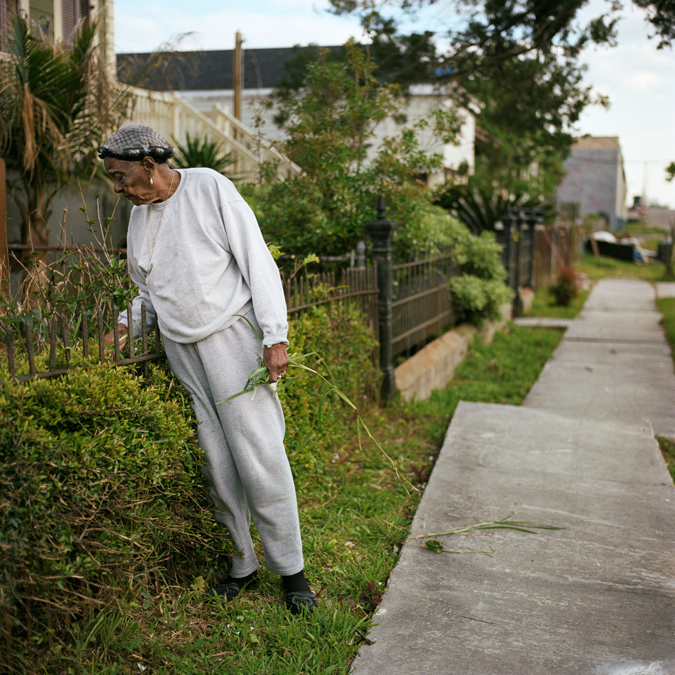 Maxine Pulls Weeds by Dave Anderson