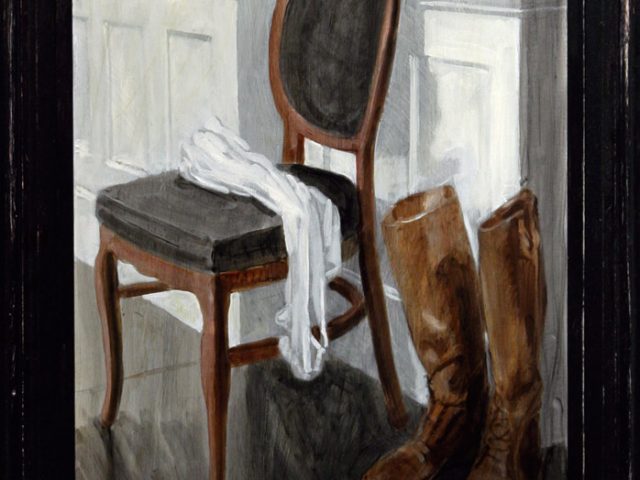 Mark Beard, Bruce Sargeant, Still Life with Chair Shirt and Hunting Boots