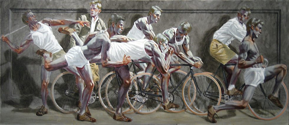 Mark Beard, Bruce Sargeant, Group of Athletes by 