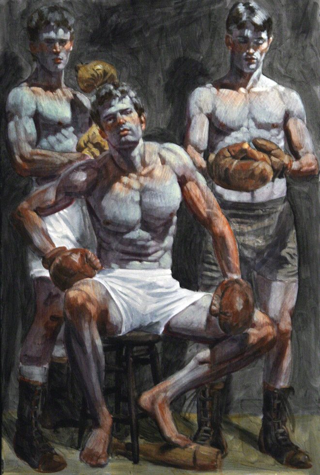 Mark Beard, Bruce Sargeant, Three Boxers by 