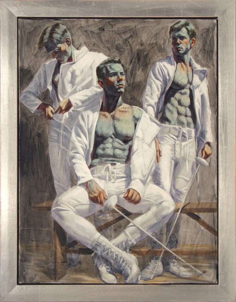 [Bruce Sargeant (1898-1938)] Three Fencers by Mark Beard