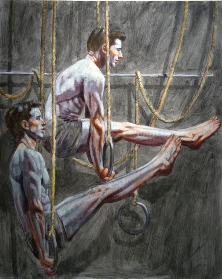 Mark Beard, Bruce Sargeant, Two Men on the Rings by 