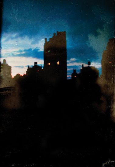 Click for sizes / editions / prices. Marc Yankus, Sheridan Square at Night