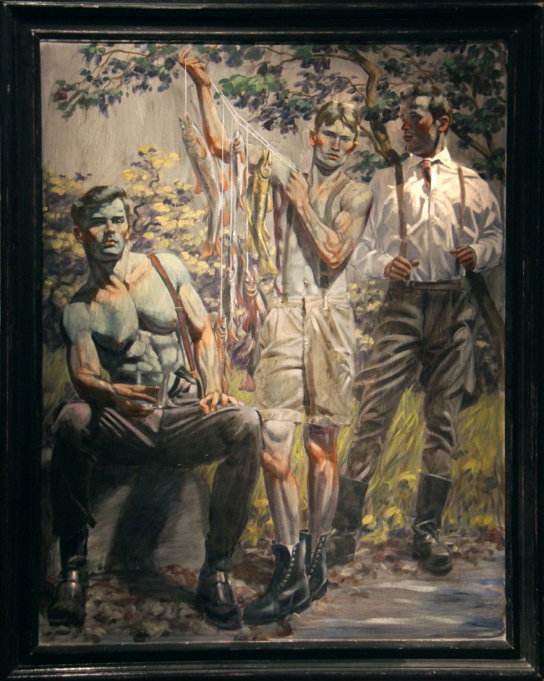 Mark Beard, Bruce Sargeant, Three Men Fishing by 