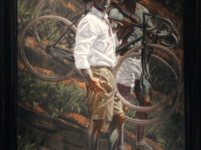 Mark Beard, Bruce Sargeant, Two Men with Bicycles