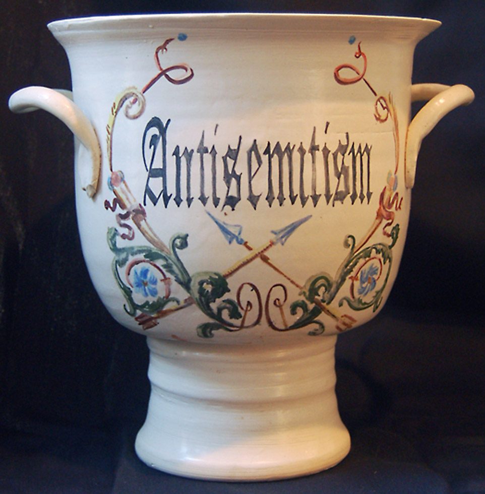 Antisemitism Vase by Mark Beard