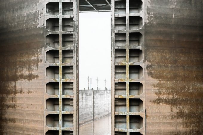 Stephen Wilkes, Three Gorges Dam Lock, Yangtze River in Sandouping, Yichang, Hub