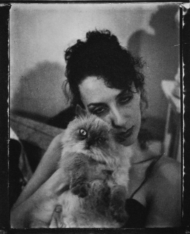 Untitled (Janet with Cat) by Mark Morrisroe