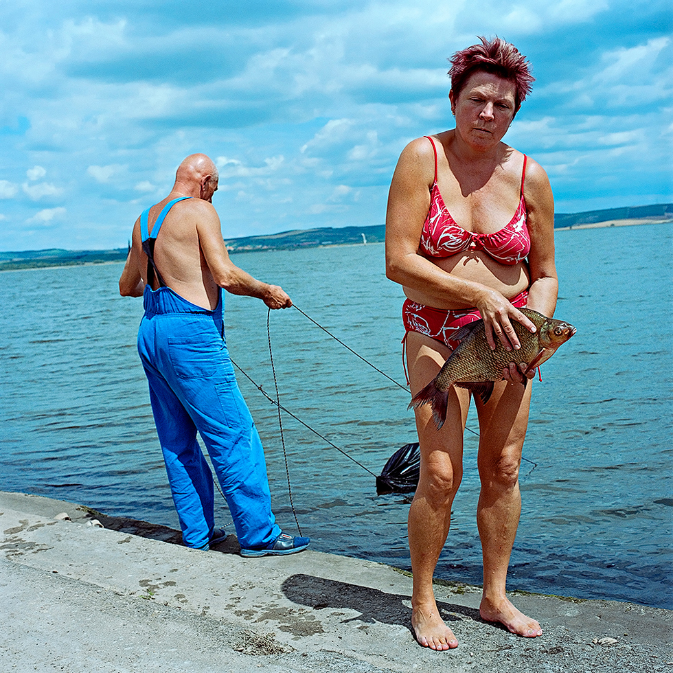 Untitled (Couple Fishing) by Evžen Sobek