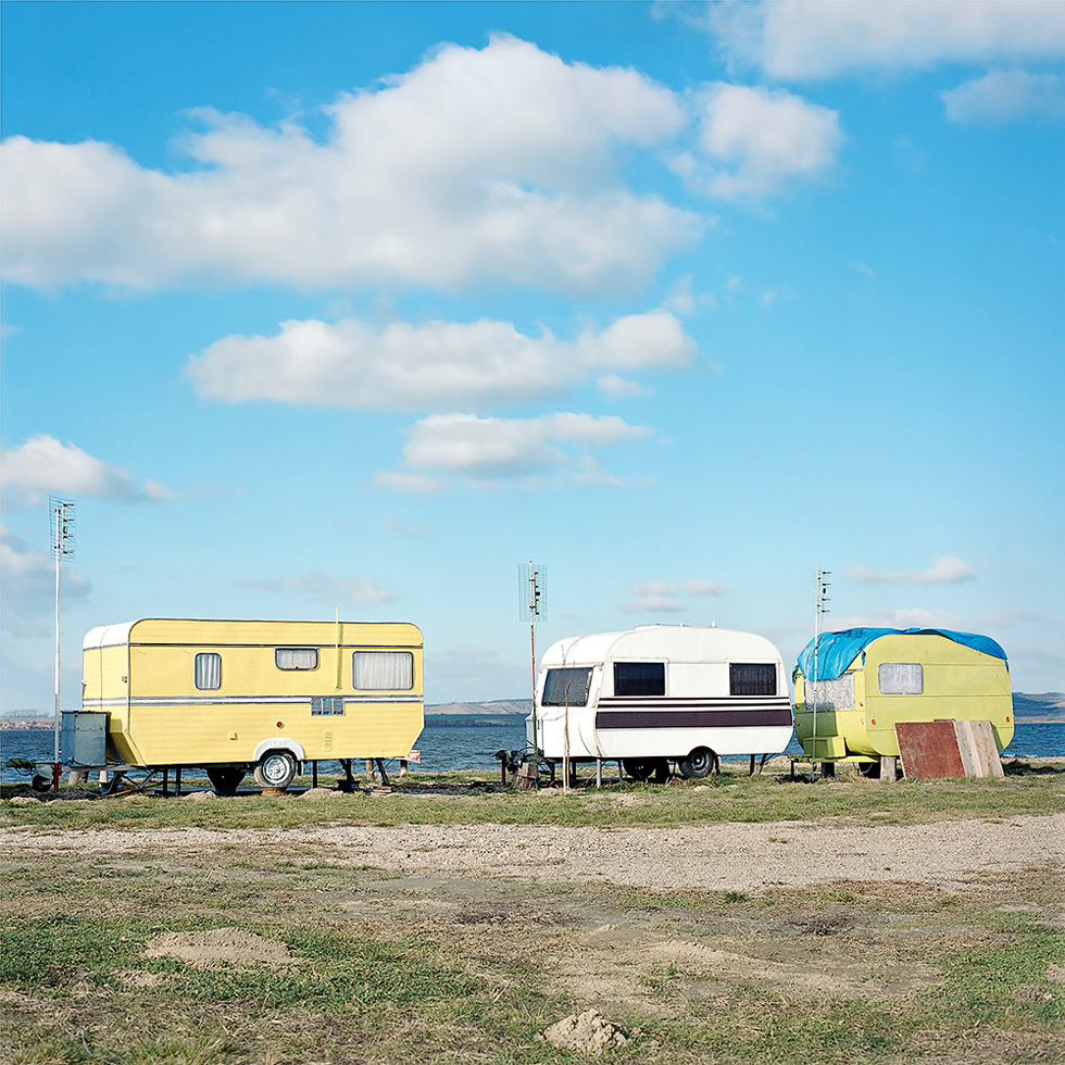 Untitled (Caravans) by Evžen Sobek