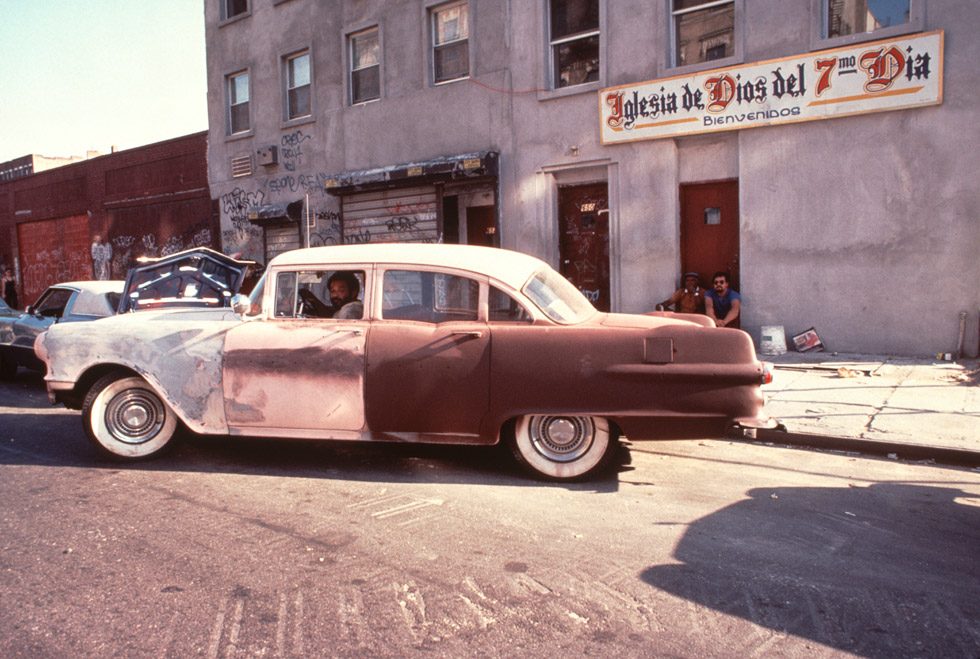 Buick on East 6th Street by Arlene Gottfried