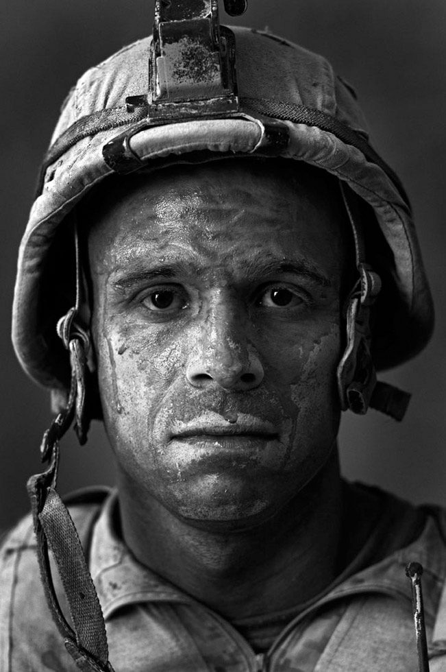 U.S. Marine Gunnery Sergeant Carlos “OJ” Orjuela, age 31, Garmsir, H by Louie Palu