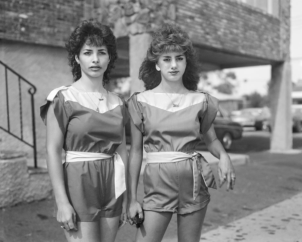 Two Girls with Matching Outfits by Christine Osinski