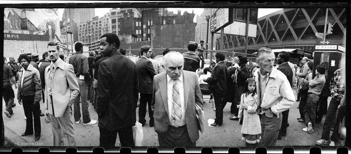 Old Man on Corner by Andrew Garn