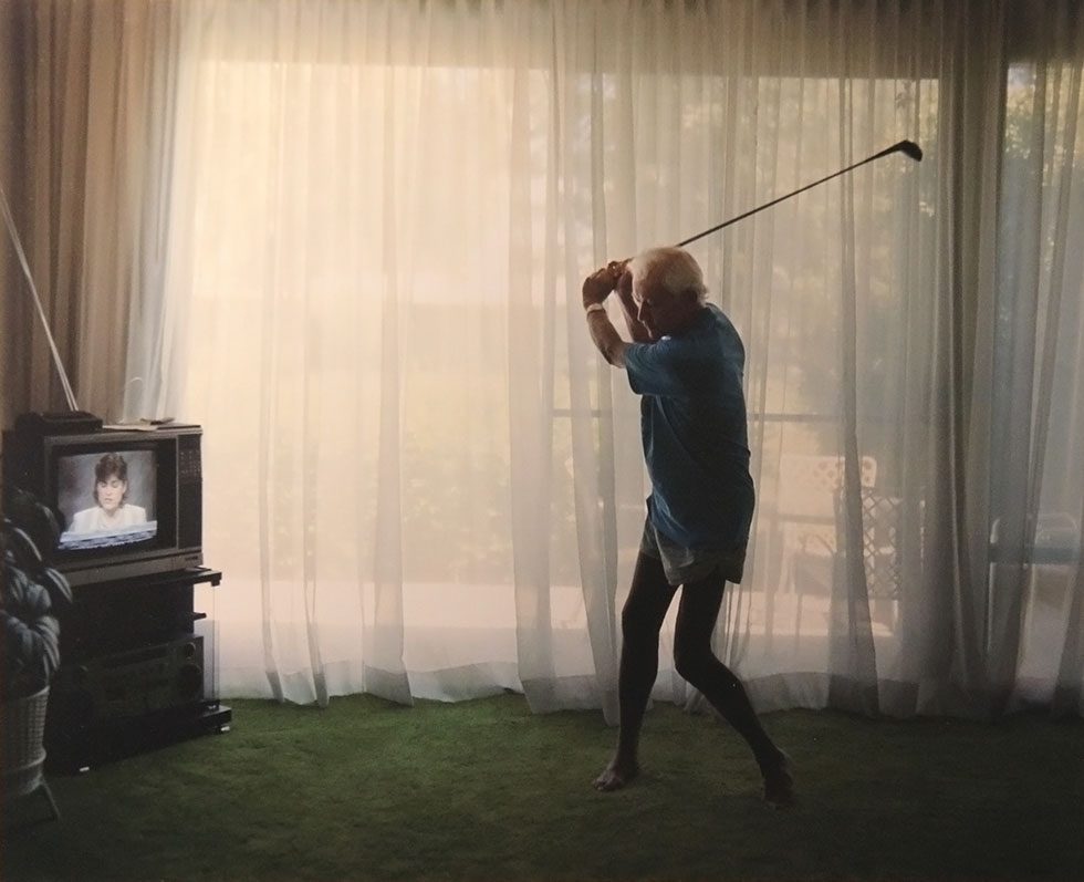 Practicing Golf Swing by Larry Sultan