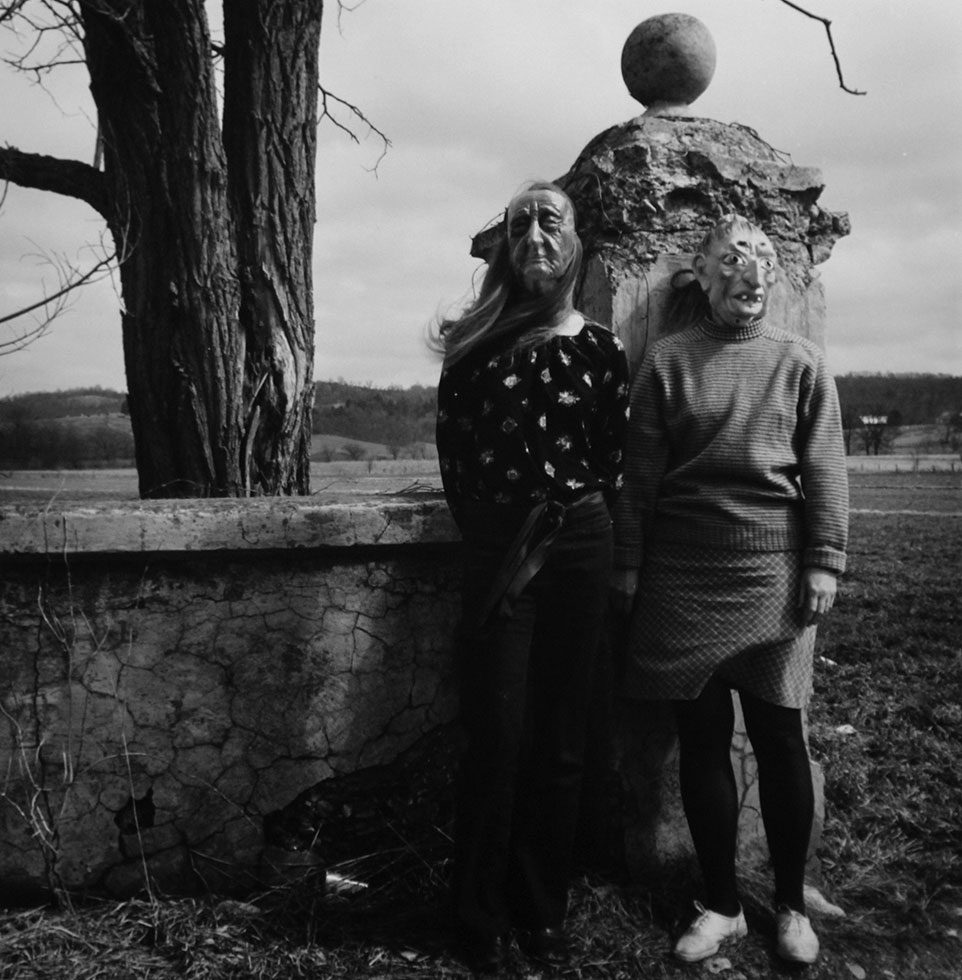 Lucybelle Crater and her 15 year old son’s friend by Ralph Eugene Meatyard