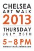 Join ClampArt for the annual Chelsea Art Walk on Thursday, July 25, 2013