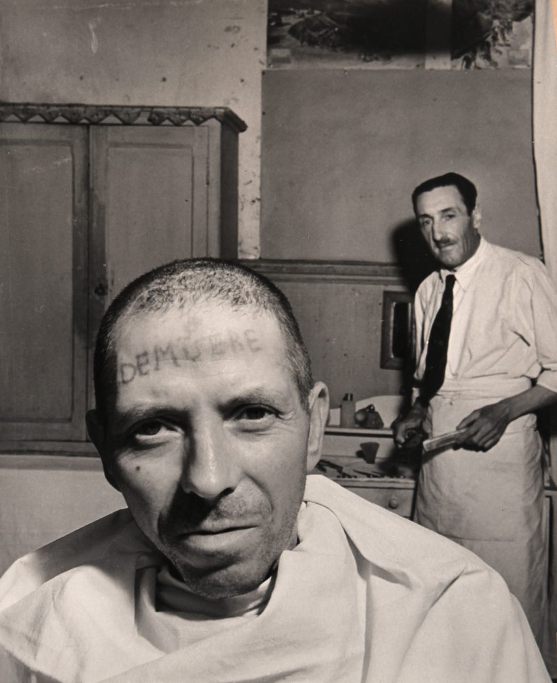 Man with Tattooed Forehead by Robert Doisneau