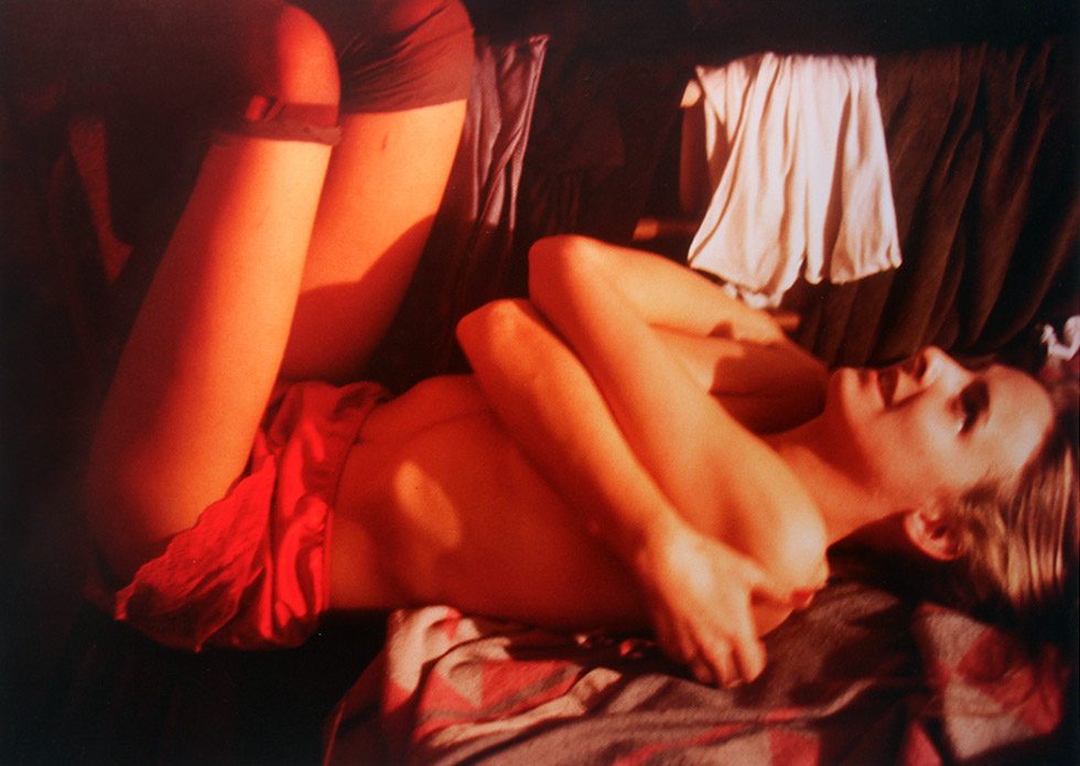 Greer on the bed, NYC by Nan Goldin