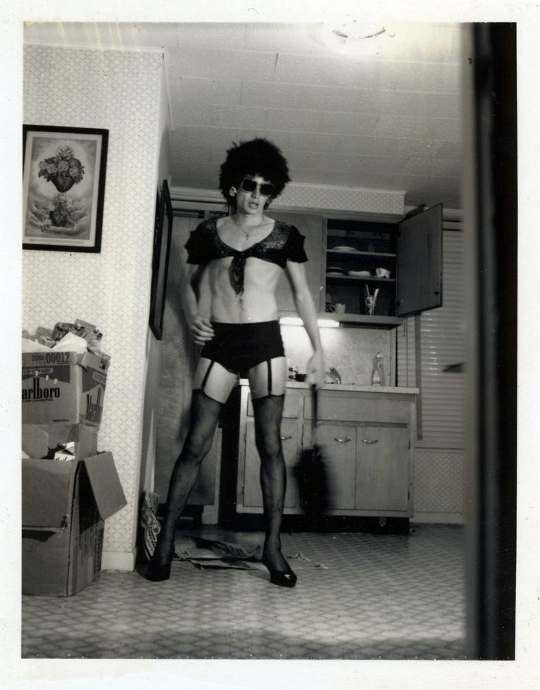 Self Portrait in Drag (Polaroid #86) by Mark Morrisroe