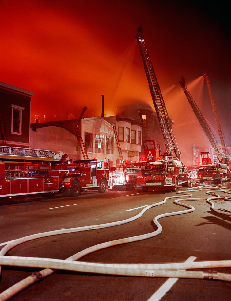 Five Alarm Fire, July 10th, 1981, Folsom Street by Janet Delaney