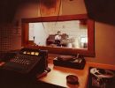 Perry Lancaster in his sound studio, 71 Langton Street