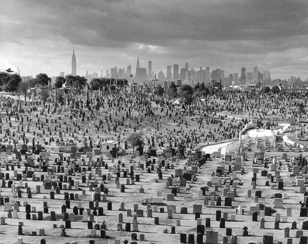 Cemetery View by Arthur Tress