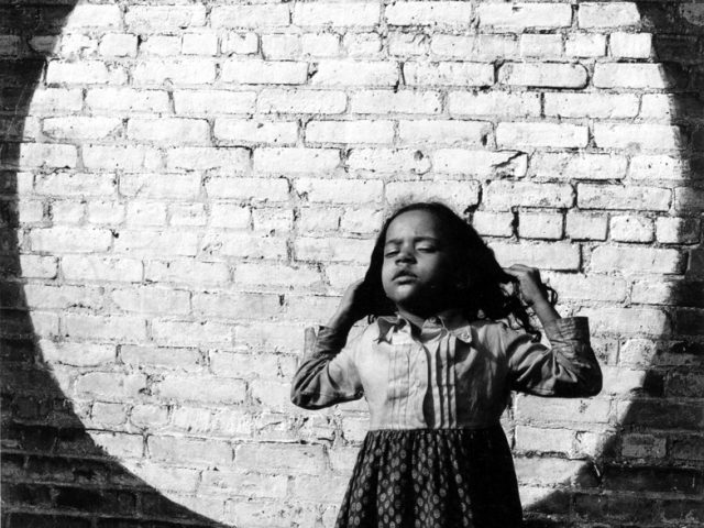 Arthur Tress, Girl and Painted Moon