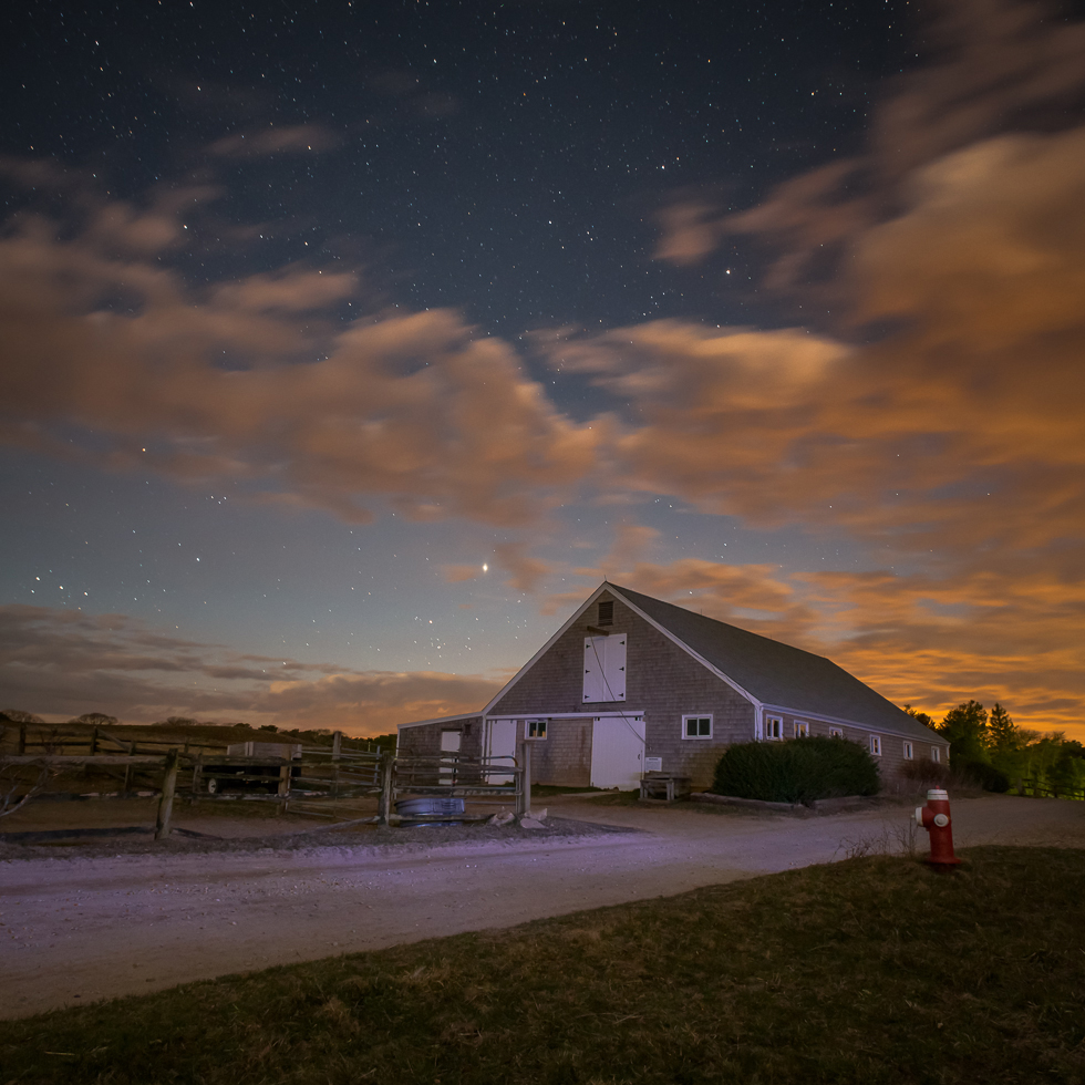 Backside of ‘The Barn’ by Bob Avakian