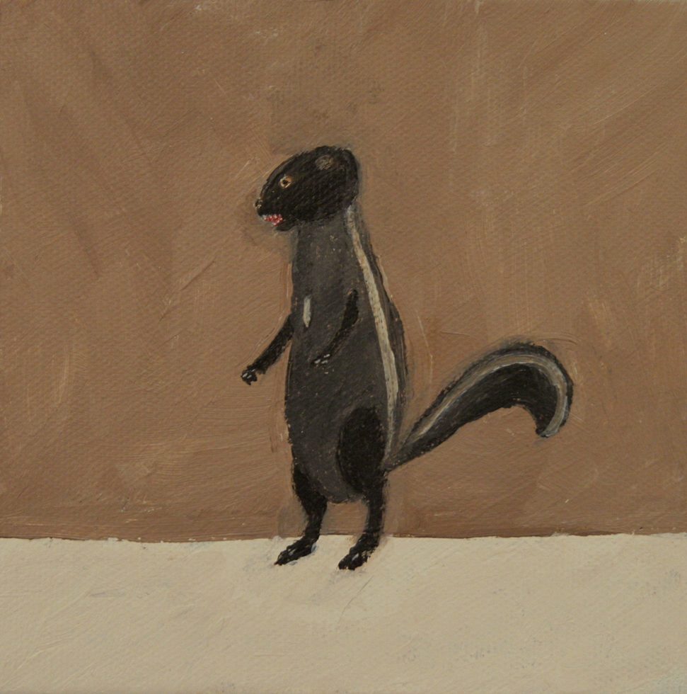 Skunk Standing by Scott Daniel Ellison