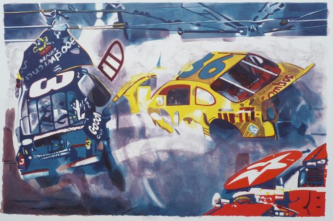 Malcolm Morley, Death of Dale Earnhardt II