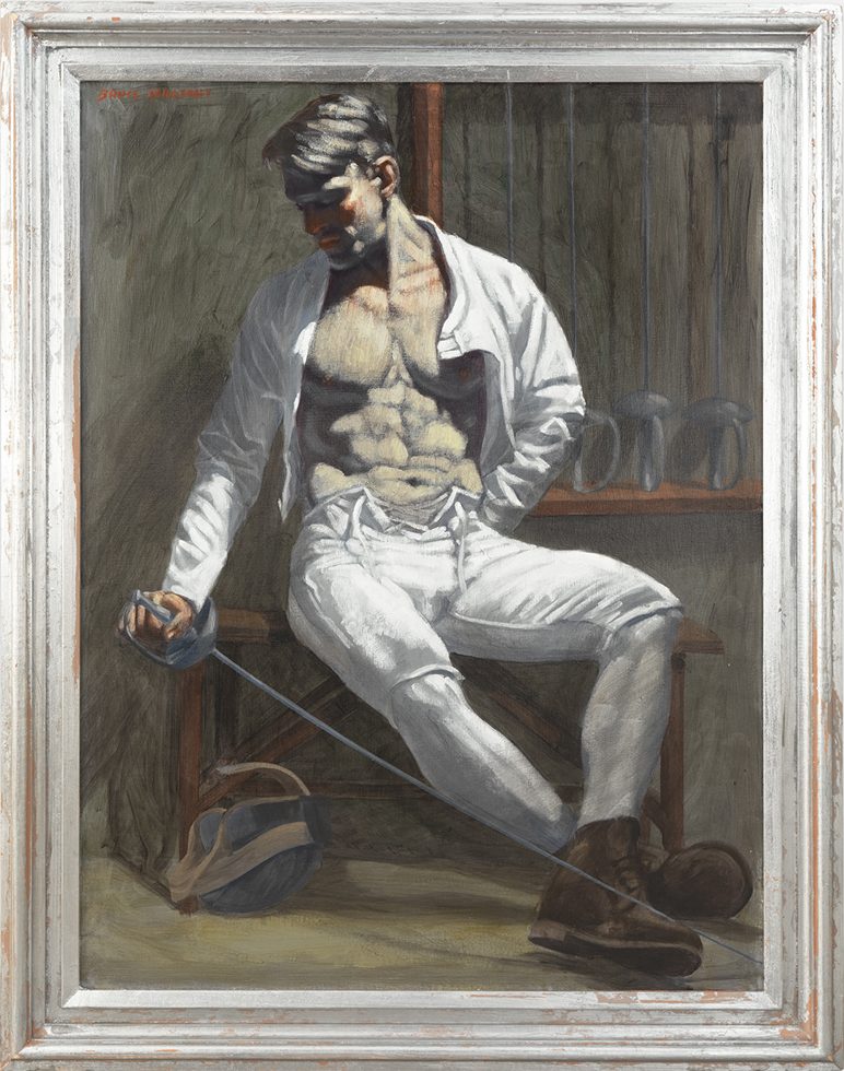 [Bruce Sargeant (1898-1938)] Fencer at Rest by Mark Beard