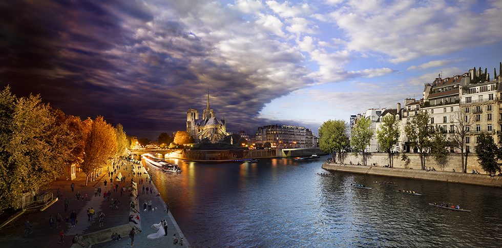 Stephen Wilkes, Paris, Tournelle Bridge by 