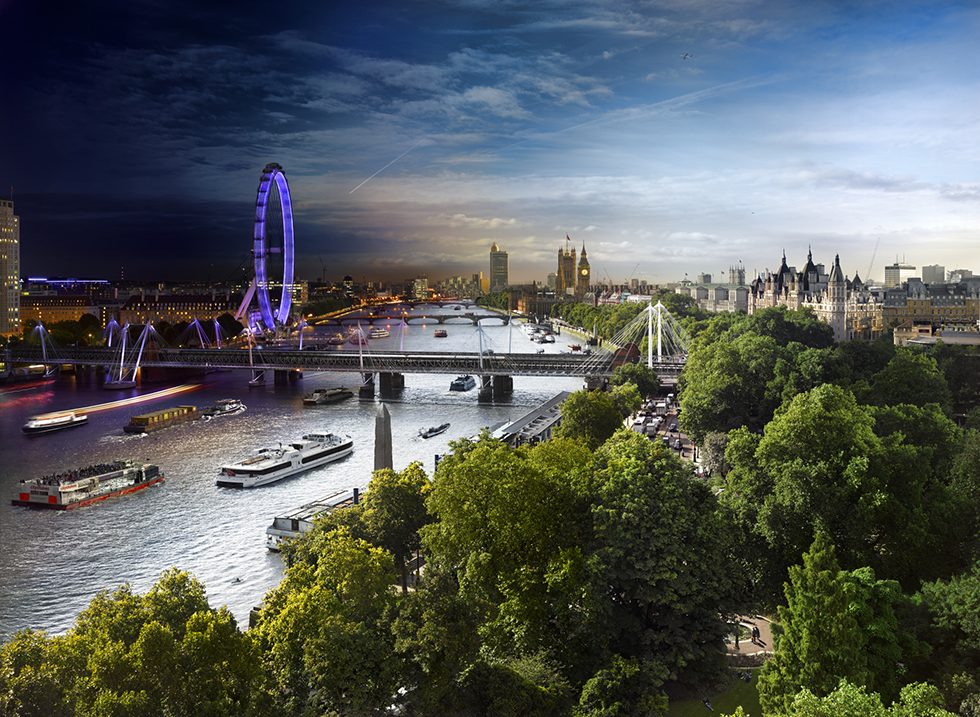 Stephen Wilkes, London, View from the Savoy by 