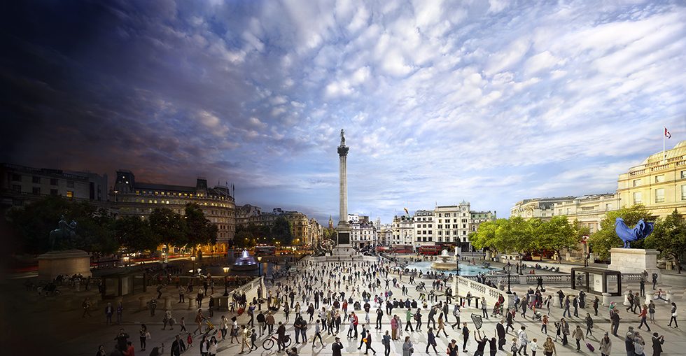 Stephen Wilkes, Trafalgar Square by 