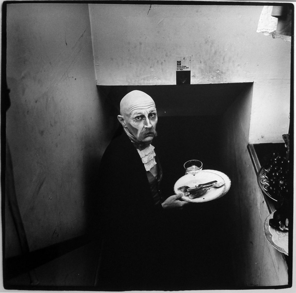 Sydney Chandler Faulkner as the Butler in Charles Ludlam’s “Camille& by Peter Hujar