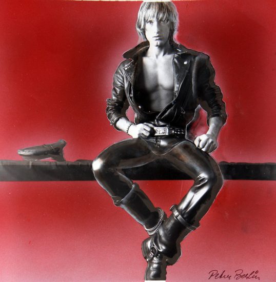 Peter Berlin, Self Portrait in Black Leather