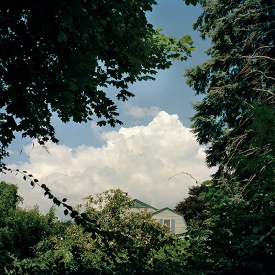 Denny, Frances F., House, through the trees