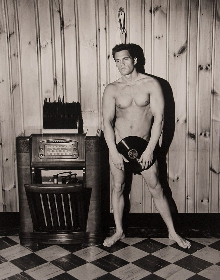 Untitled (Man and Jukebox) by Walter Briski, Jr.